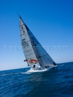 Yacht Ice Lolly sailing in the mediterranean sea