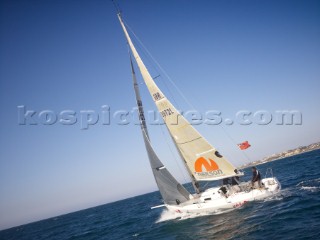 Yacht Ice Lolly sailing in the mediterranean sea