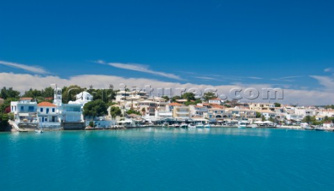 Spetses harbour Greece