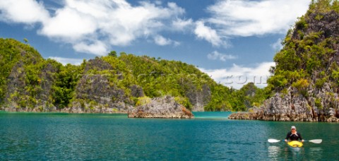 Cruising in Indonesia uninhabited island Penemu island