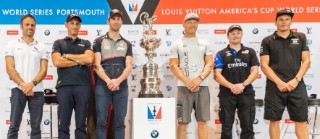 Skippers press conferenceFranck Cammas, SkipperFrancesco Bruni, HelmsmanSir Ben Ainslie, Team principal and skipperJimmy Spithill, Skipper and HelmsmanGlenn Ashby, Skipper and Sailing directorDean Barker, Skipper/CEO