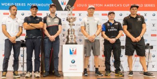 Skippers press conferenceFranck Cammas, SkipperFrancesco Bruni, HelmsmanSir Ben Ainslie, Team principal and skipperJimmy Spithill, Skipper and HelmsmanGlenn Ashby, Skipper and Sailing directorDean Barker, Skipper/CEO