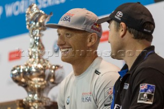 Skippers press conferenceJimmy Spithill, Skipper and Helmsman