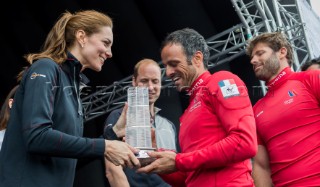 Prize giving ceremonyKate Middleton, Duchess of CambridgePrince William, Duke of CambridgeFranck Cammas, Skipper