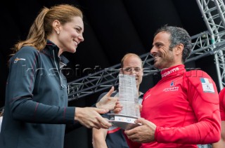 Prize giving ceremonyKate Middleton, Duchess of CambridgePrince William, Duke of CambridgeFranck Cammas, Skipper