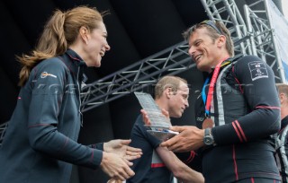 Prize giving ceremonyKate Middleton, Duchess of CambridgePrince William, Duke of CambridgeDean Barker, Skipper/CEO