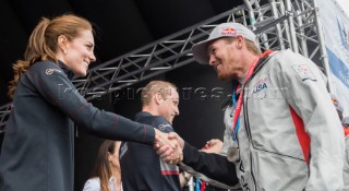 Prize giving ceremonyKate Middleton, Duchess of CambridgeGlenn Ashby, Skipper and Sailing director