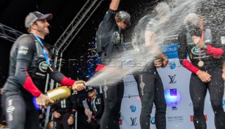 Prize giving ceremonySir Ben Ainslie, Team principal and skipper