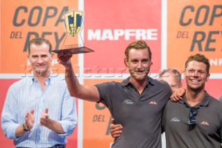 Prizegiving Ceremony.King of Spain Felipe VI and Pierre Casiraghi Copa Del Rey 2016