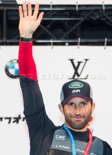 Prizegiving ceremony  Sir Ben Ainslie of Land Rover BAR