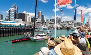 13/02/21 - Auckland (NZL)36th America’s Cup presented by PradaPRADA Cup 2021 - DocksideSupporters at AC Race Village, Luna Rossa Prada Pirelli Team