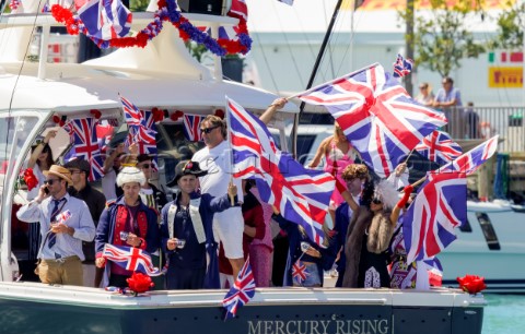 140221  Auckland NZL36th Americas Cup presented by PradaPRADA Cup 2021  DocksideIneos Team UK Suppor