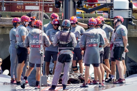 140221  Auckland NZL36th Americas Cup presented by PradaPRADA Cup 2021  DocksideIneos Team UK with S