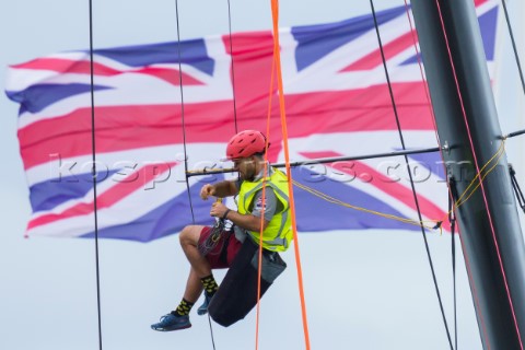 140221  Auckland NZL36th Americas Cup presented by PradaPRADA Cup 2021  DocksideIneos Team UK Base