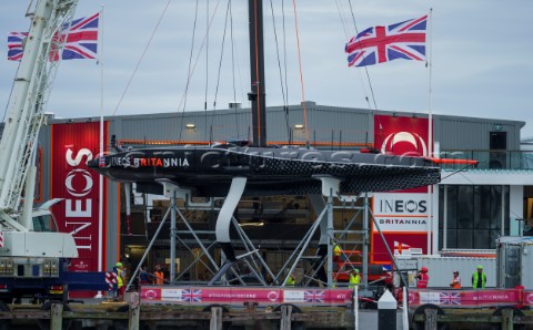 140221  Auckland NZL36th Americas Cup presented by PradaPRADA Cup 2021  DocksideIneos Team UK Base