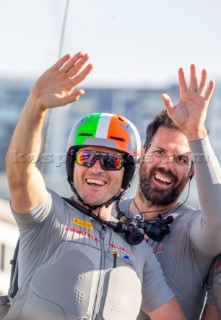 13/02/21 - Auckland (NZL)36th America’s Cup presented by PradaPRADA Cup 2021 - DocksideRomano Battisti (Sailor - Luna Rossa Prada Pirelli Team), Shannon Falcone (Sailor - Luna Rossa Prada Pirelli Team)