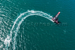 12/02/21 - Auckland (NZL)36th America’s Cup presented by PradaPRADA Cup 2021 - Practice Races - DayLuna Rossa Prada Pirelli Team