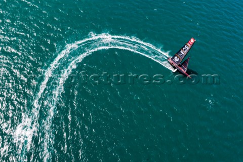 120221  Auckland NZL36th Americas Cup presented by PradaPRADA Cup 2021  Practice Races  DayLuna Ross