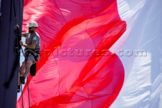 13/02/21 - Auckland (NZL)36th America’s Cup presented by PradaPRADA Cup 2021 - DocksideFabrizio Lisco (Mast and Rigging - Luna Rossa Prada Pirelli Team), Luna Rossa Prada Pirelli Team Base