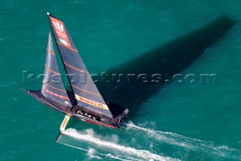 130221  Auckland NZL36th Americas Cup presented by PradaPRADA Cup 2021  Final Day 1Luna Rossa Prada 