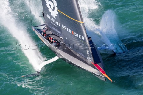 130221  Auckland NZL36th Americas Cup presented by PradaPRADA Cup 2021  Final Day 1Ineos Team UK