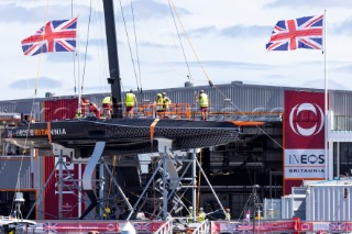 14/02/21 - Auckland (NZL)36th America’s Cup presented by PradaPRADA Cup 2021 - DocksideIneos Team UK Base