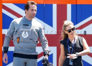 14/02/21 - Auckland (NZL)36th America’s Cup presented by PradaPRADA Cup 2021 - DocksideBen Ainslie (Team Principal & Skipper - Ineos Team UK), Georgie Thompson