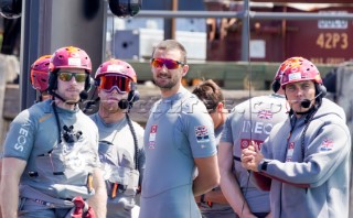 14/02/21 - Auckland (NZL)36th America’s Cup presented by PradaPRADA Cup 2021 - DocksideIneos Team UK with Supporters at Base