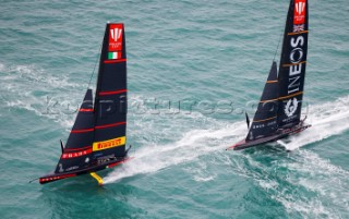 14/02/21 - Auckland (NZL)36th America’s Cup presented by PradaPRADA Cup 2021 - Final Day 2Luna Rossa Prada Pirelli Team, Ineos Team UK