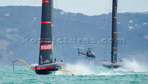 140221  Auckland NZL36th Americas Cup presented by PradaPRADA Cup 2021  Final Day 2Ineos Team UK Lun