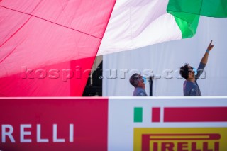 20/02/21 - Auckland (NZL)36th America’s Cup presented by PradaPRADA Cup 2021 - DocksideLuna Rossa Prada Pirelli Team at Base