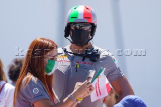 20/02/21 - Auckland (NZL)36th America’s Cup presented by PradaPRADA Cup 2021 - DocksideLuna Rossa Prada Pirelli Team with Supporters at Base