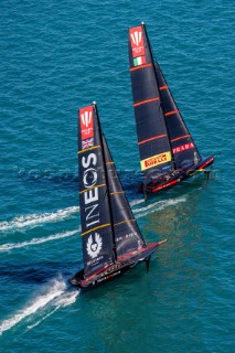 20/02/21 - Auckland (NZL)36th America’s Cup presented by PradaPRADA Cup 2021 - Final Day 3Ineos Team UK, Luna Rossa Prada Pirelli Team