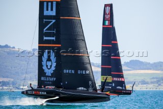 20/02/21 - Auckland (NZL)36th America’s Cup presented by PradaPRADA Cup 2021 - Final Day 3Ineos Team UK, Luna Rossa Prada Pirelli Team