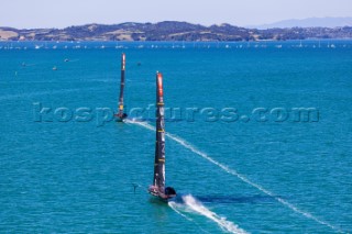 20/02/21 - Auckland (NZL)36th America’s Cup presented by PradaPRADA Cup 2021 - Final Day 3Ineos Team UK, Luna Rossa Prada Pirelli Team