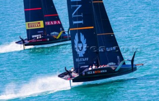 20/02/21 - Auckland (NZL)36th America’s Cup presented by PradaPRADA Cup 2021 - Final Day 3Ineos Team UK, Luna Rossa Prada Pirelli Team