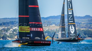 20/02/21 - Auckland (NZL)36th America’s Cup presented by PradaPRADA Cup 2021 - Final Day 3Ineos Team UK, Luna Rossa Prada Pirelli Team