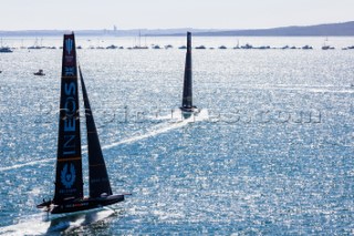 20/02/21 - Auckland (NZL)36th America’s Cup presented by PradaPRADA Cup 2021 - Final Day 3Ineos Team UK, Luna Rossa Prada Pirelli Team