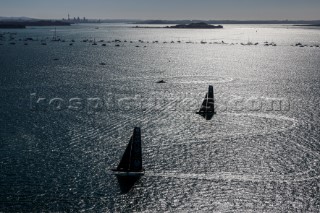 20/02/21 - Auckland (NZL)36th America’s Cup presented by PradaPRADA Cup 2021 - Final Day 3Luna Rossa Prada Pirelli Team, Ineos Team UK, Spectator Boats