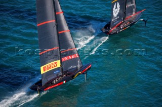 20/02/21 - Auckland (NZL)36th America’s Cup presented by PradaPRADA Cup 2021 - Final Day 3Ineos Team UK, Luna Rossa Prada Pirelli Team