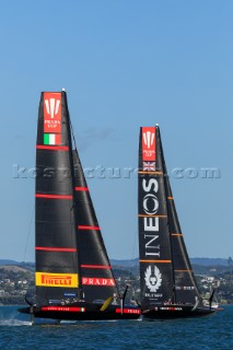 20/02/21 - Auckland (NZL)36th America’s Cup presented by PradaPRADA Cup 2021 - Final Day 3Luna Rossa Prada Pirelli Team, Ineos Team UK