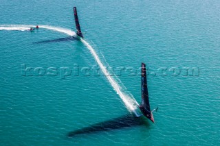 20/02/21 - Auckland (NZL)36th America’s Cup presented by PradaPRADA Cup 2021 - Final Day 3Ineos Team UK, Luna Rossa Prada Pirelli Team