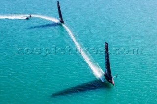 20/02/21 - Auckland (NZL)36th America’s Cup presented by PradaPRADA Cup 2021 - Final Day 3Ineos Team UK, Luna Rossa Prada Pirelli Team