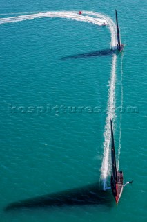 20/02/21 - Auckland (NZL)36th America’s Cup presented by PradaPRADA Cup 2021 - Final Day 3Ineos Team UK, Luna Rossa Prada Pirelli Team