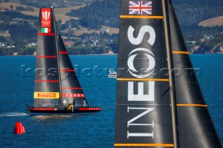 20/02/21 - Auckland (NZL)36th America’s Cup presented by PradaPRADA Cup 2021 - Final Day 3Ineos Team UK, Luna Rossa Prada Pirelli Team