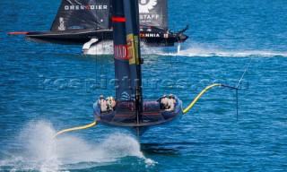 20/02/21 - Auckland (NZL)36th America’s Cup presented by PradaPRADA Cup 2021 - Final Day 3Ineos Team UK, Luna Rossa Prada Pirelli Team