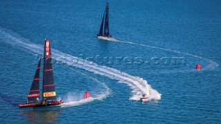 20/02/21 - Auckland (NZL)36th America’s Cup presented by PradaPRADA Cup 2021 - Final Day 3Ineos Team UK, Luna Rossa Prada Pirelli Team