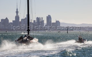 20/02/21 - Auckland (NZL)36th America’s Cup presented by PradaPRADA Cup 2021 - Final Day 3Luna Rossa Prada Pirelli Team, Chase Boat