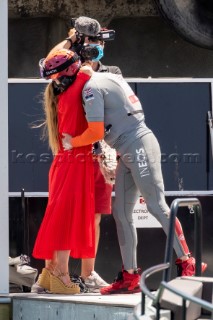 21/02/21 - Auckland (NZL)36th America’s Cup presented by PradaPRADA Cup 2021 - DocksideBen Ainslie (Team Principal & Skipper - Ineos Team UK), Georgie Thompson