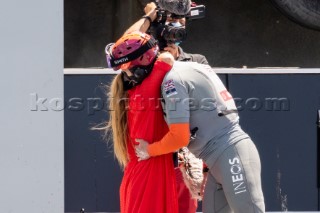 21/02/21 - Auckland (NZL)36th America’s Cup presented by PradaPRADA Cup 2021 - DocksideBen Ainslie (Team Principal & Skipper - Ineos Team UK), Georgie Thompson